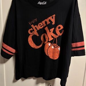 Black and Red Cherry Coke T-Shirt